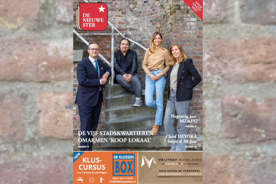 Zaterdag verschijnt november-editie van ons magazine