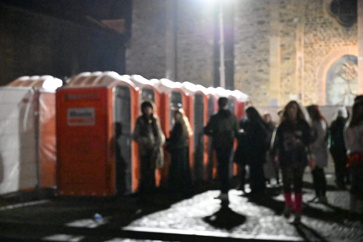 Betalen voor schonere wc's tijdens carnaval