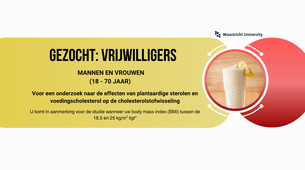 Doe mee aan sterolen onderzoek tegen vergoeding
