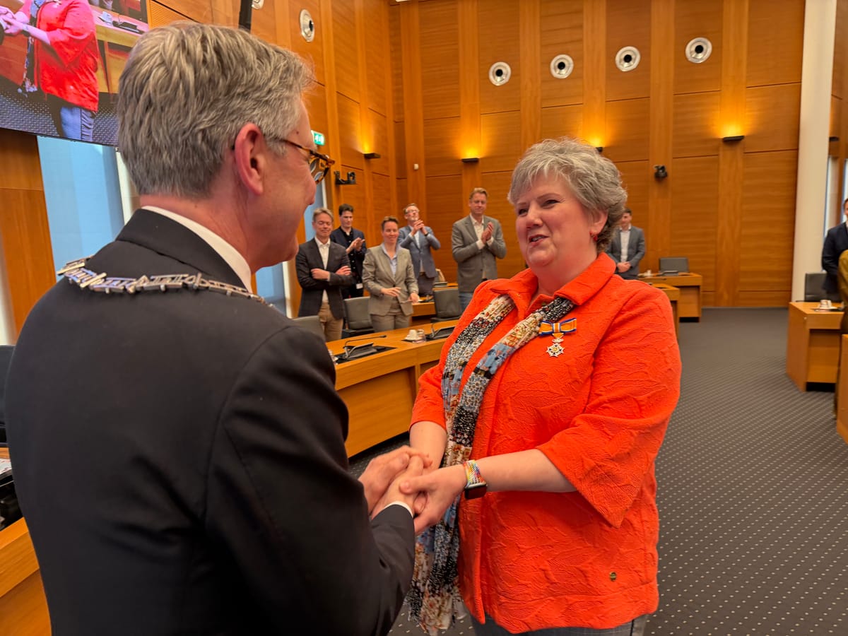 Anita van Ham koninklijk onderscheiden