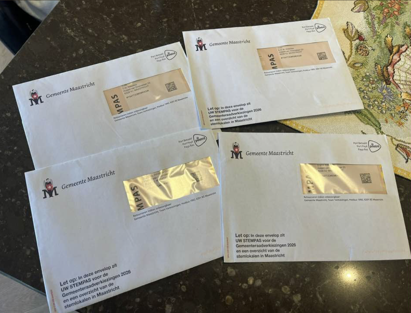 Willem Schneider verzamelt de stempassen