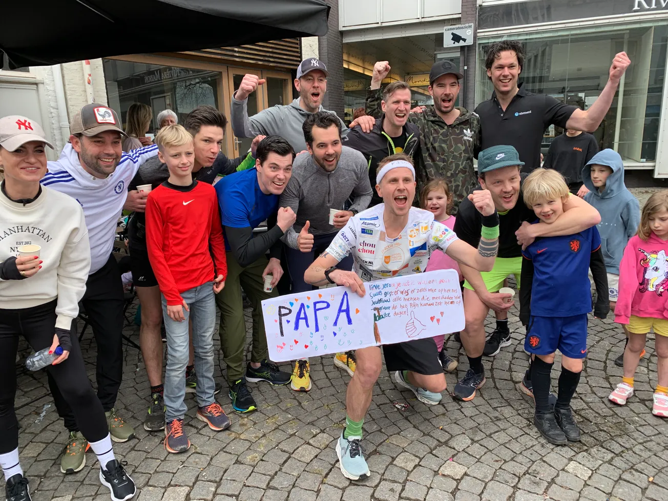 Sponsorloper Jeroen haalt 3.753 euro op in Maastricht