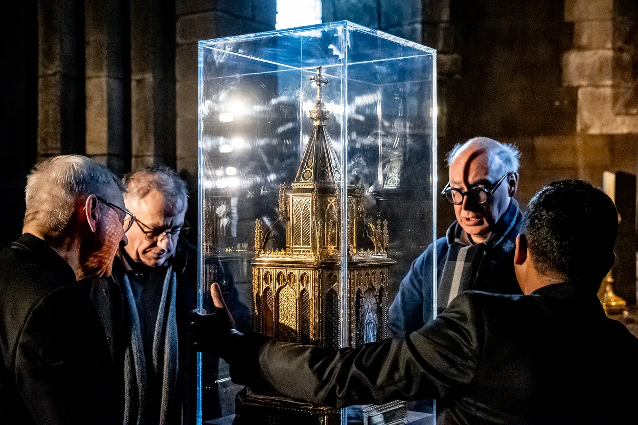 Reliek uit Lourdes aangekomen