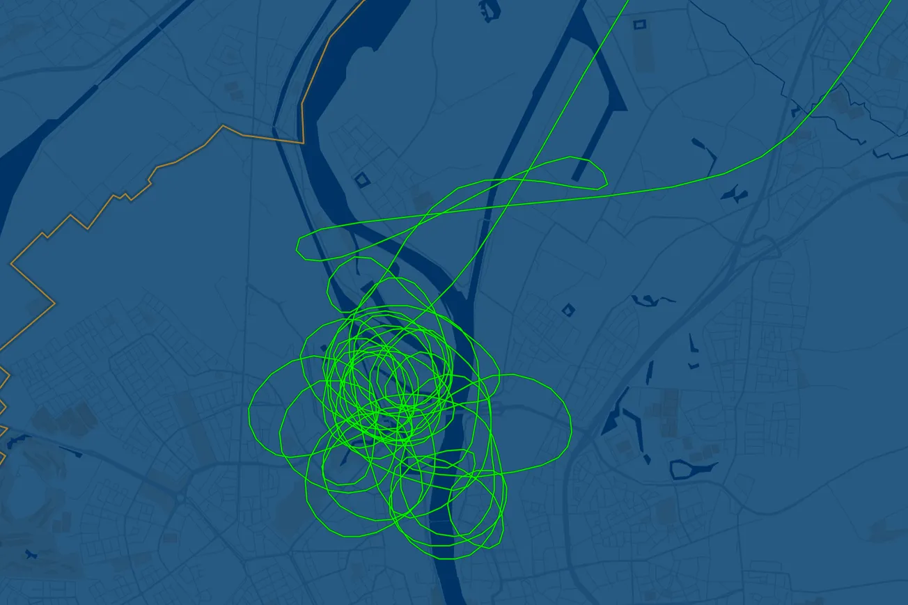 Wat deed helikopter laag boven de binnenstad?