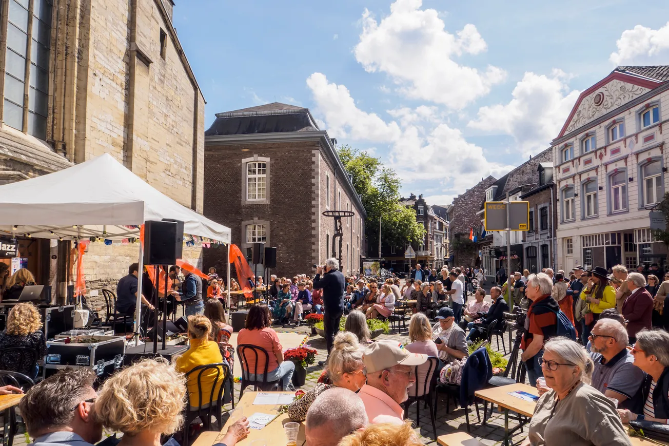 Drukte op bevrijdingsfeest