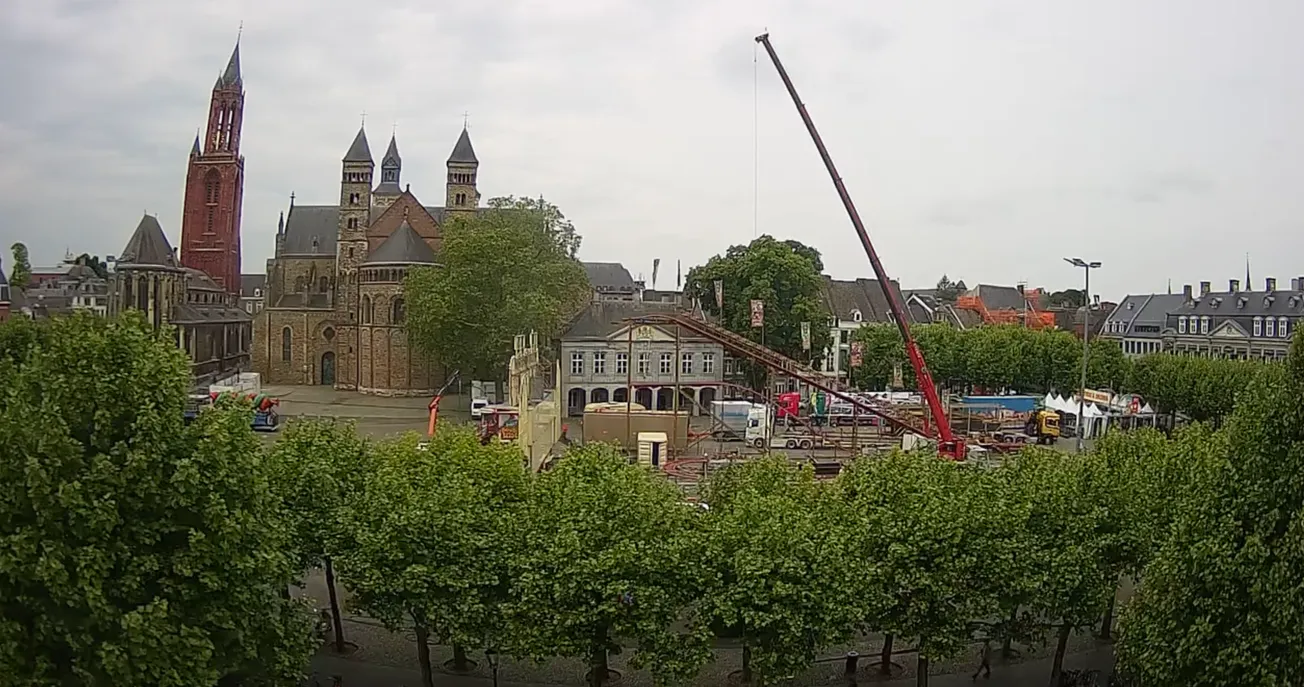 Webcam Vrijthof op zwart na klacht over aantasting privacy