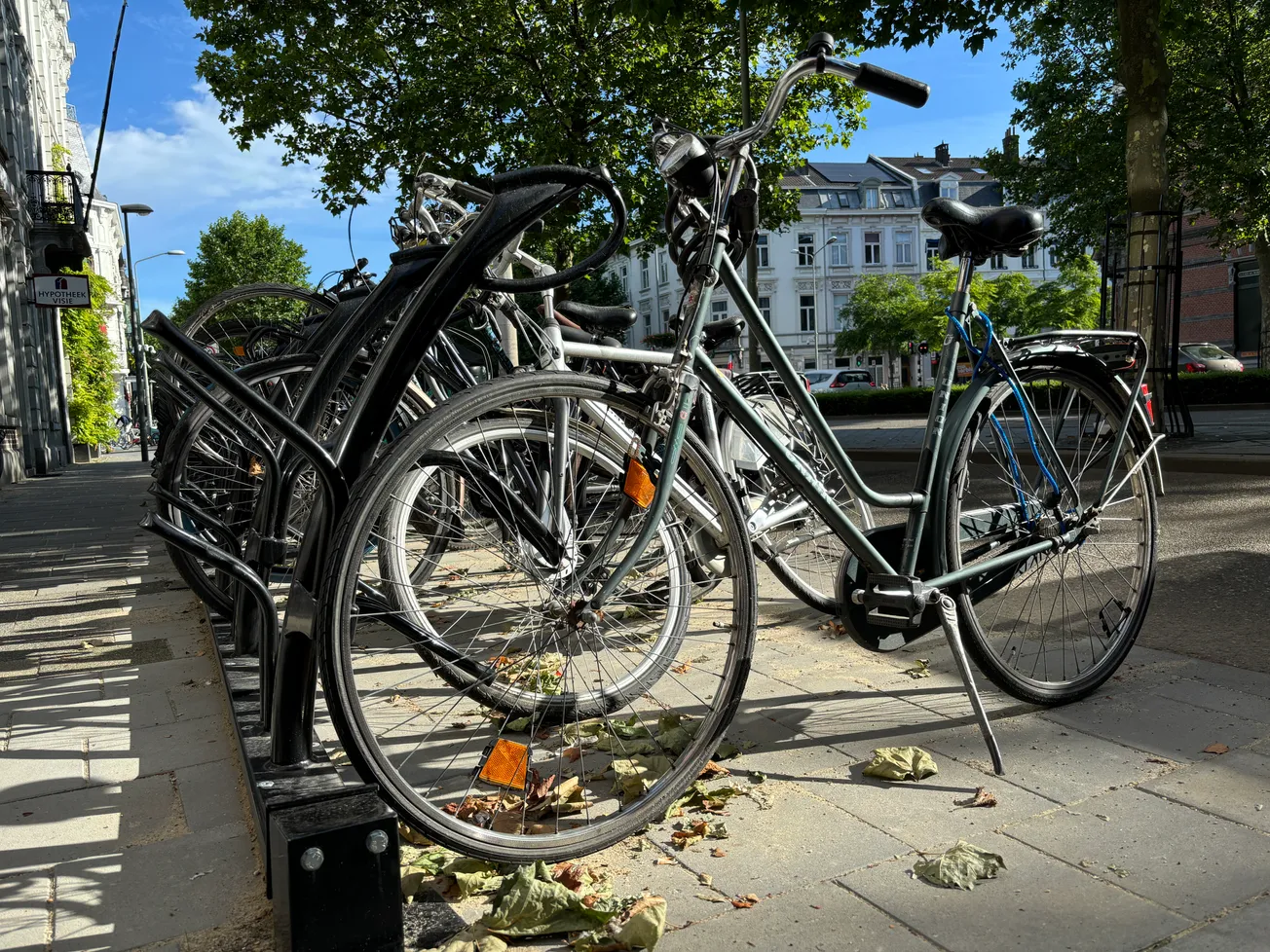 Voor het goudklompje alleen de mooiste fietsenrekken
