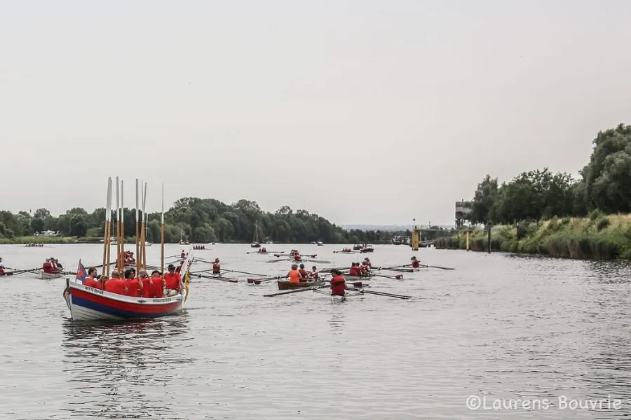 Vlootschouw voor 110-jarige Maastrichtsche Watersportclub