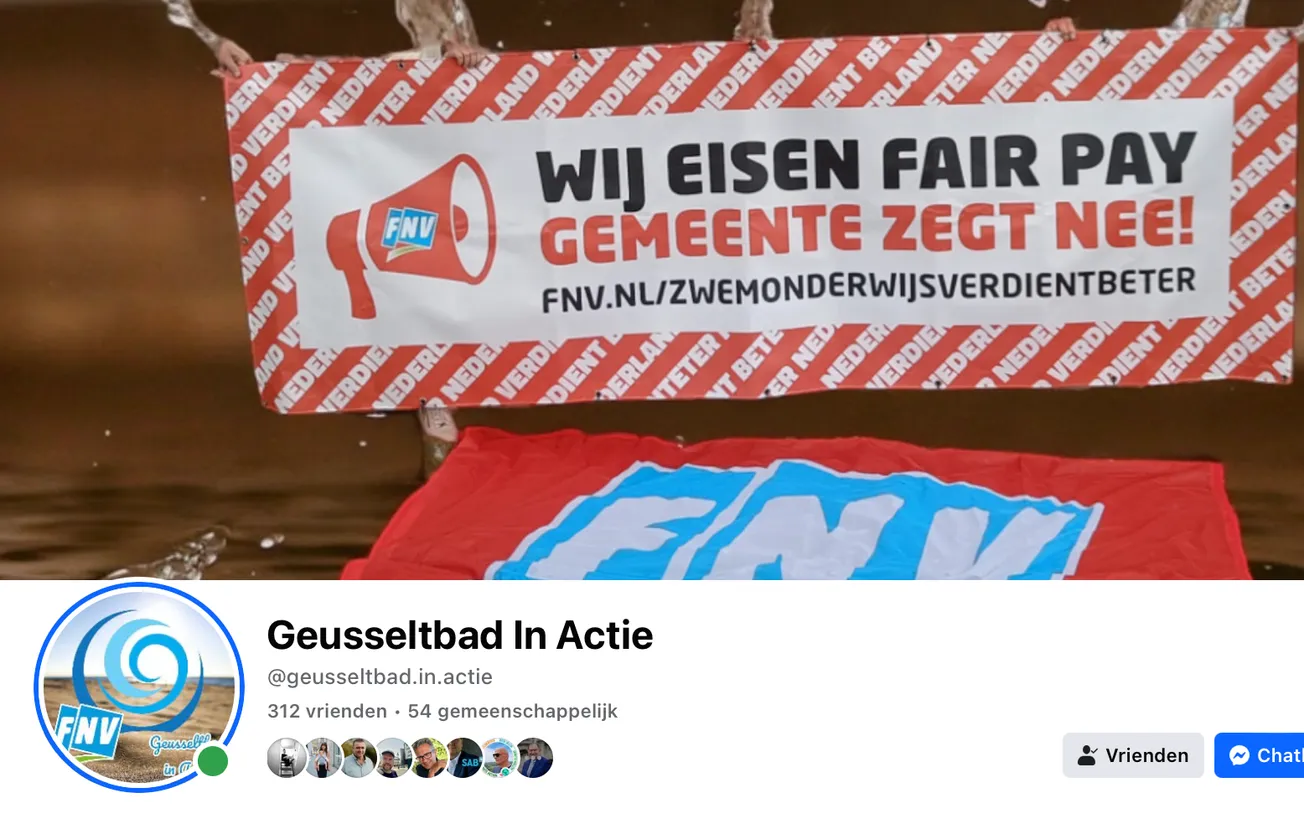 Wethouder en FNV knokken over rug zwemmers