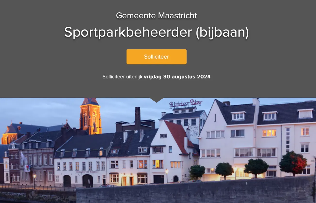 Werven met Maastricht Sport, maar wel in Zwembaden-CAO