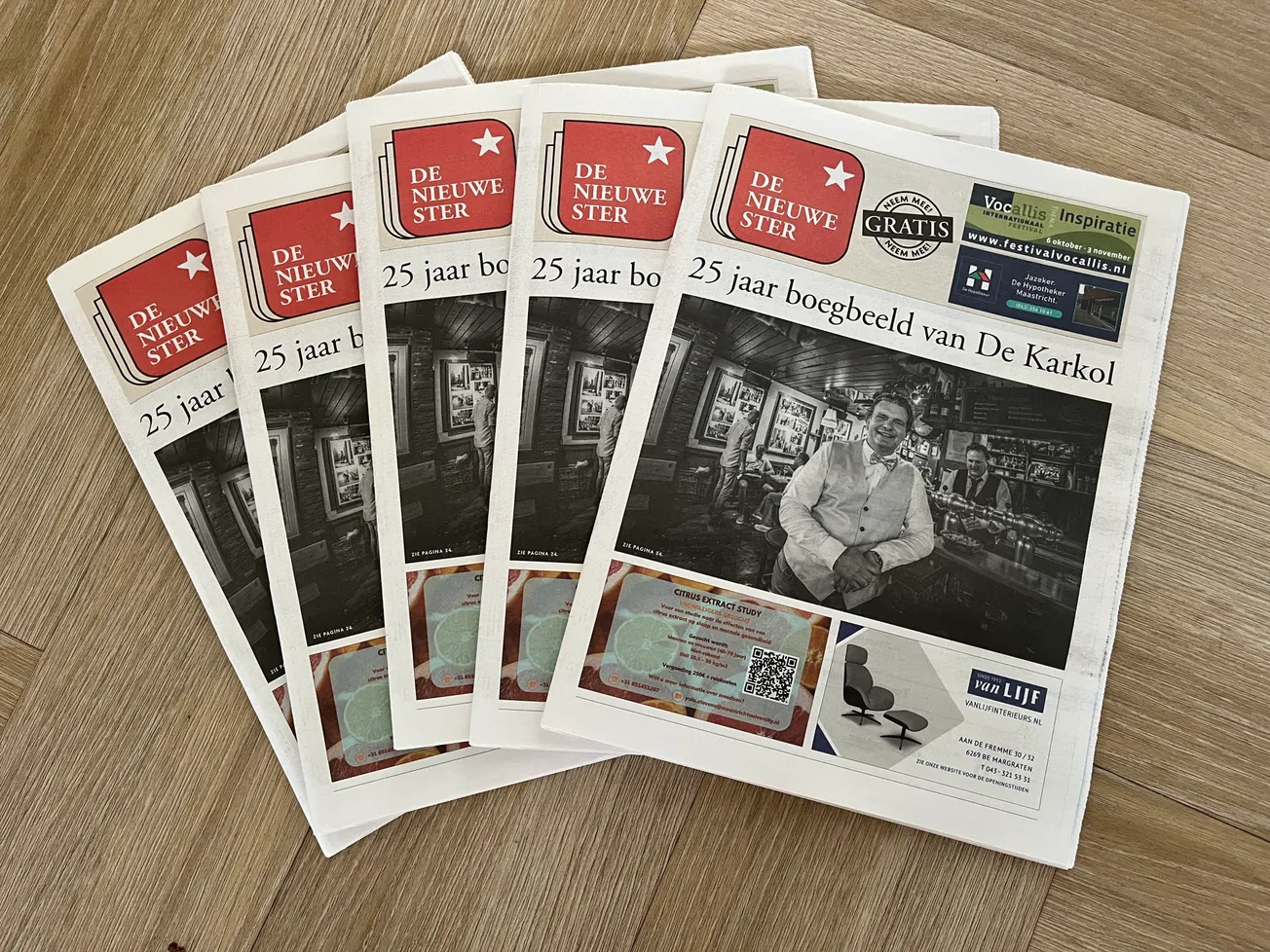 Lees hier stadskrant De Nieuwe Ster digitaal