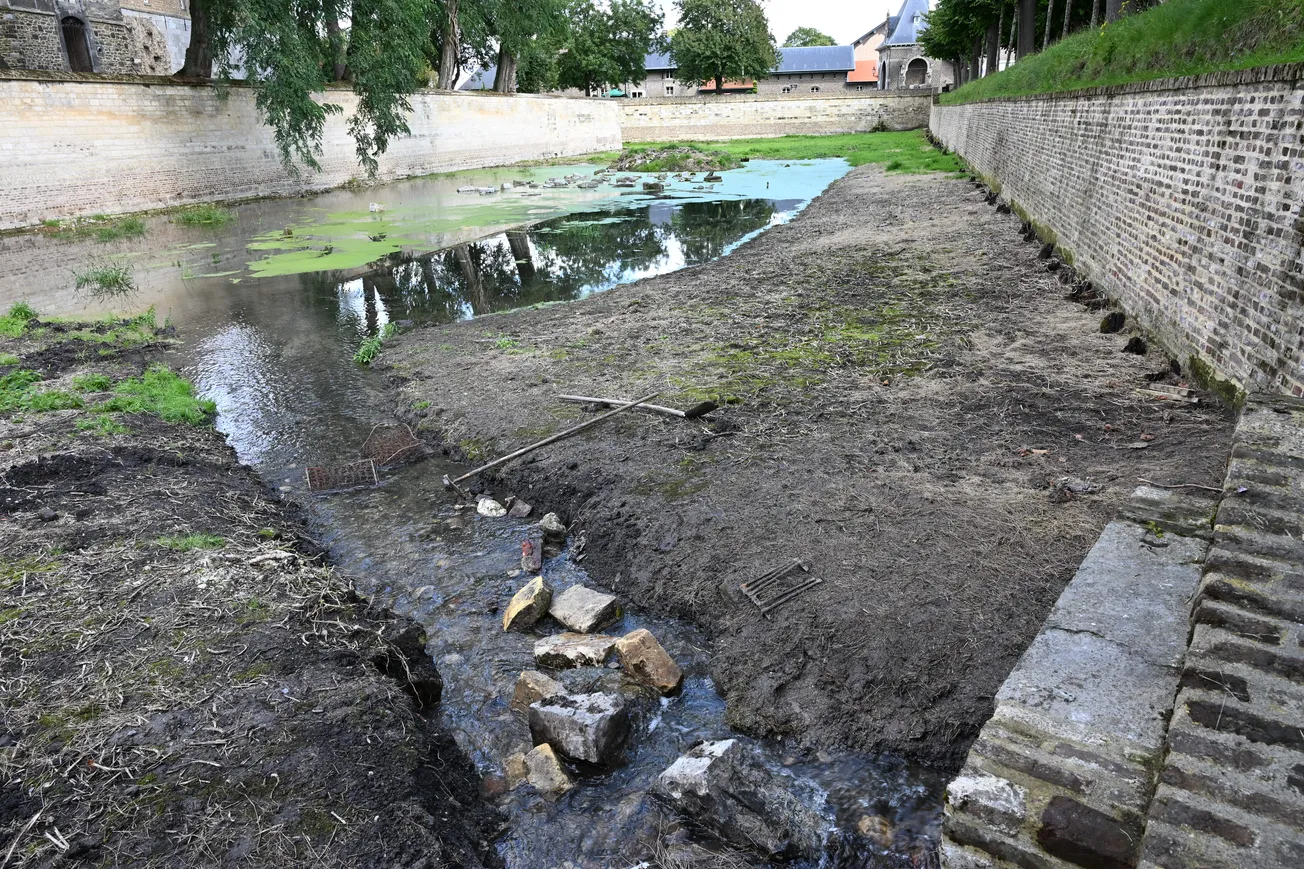 Kanjelbeek krijgt kasteelgracht Borgharen niet meer gevuld