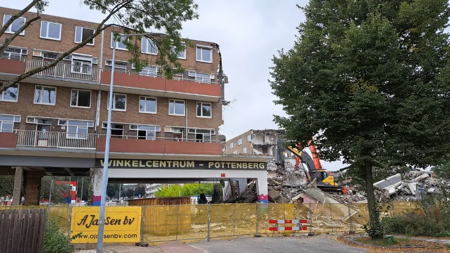 Iconisch Poortgebouw in Pottenberg tegen de vlakte