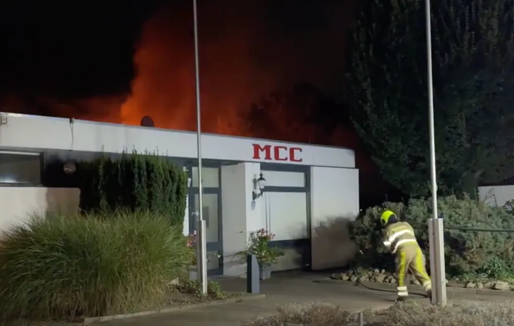 Grote brand bij watersportvereniging MCC