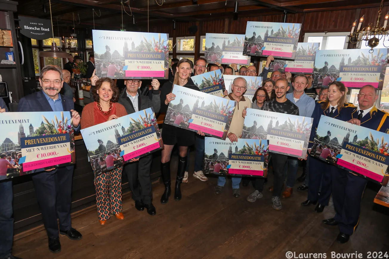 Preuvenemint: 170.000 voor goede doelen
