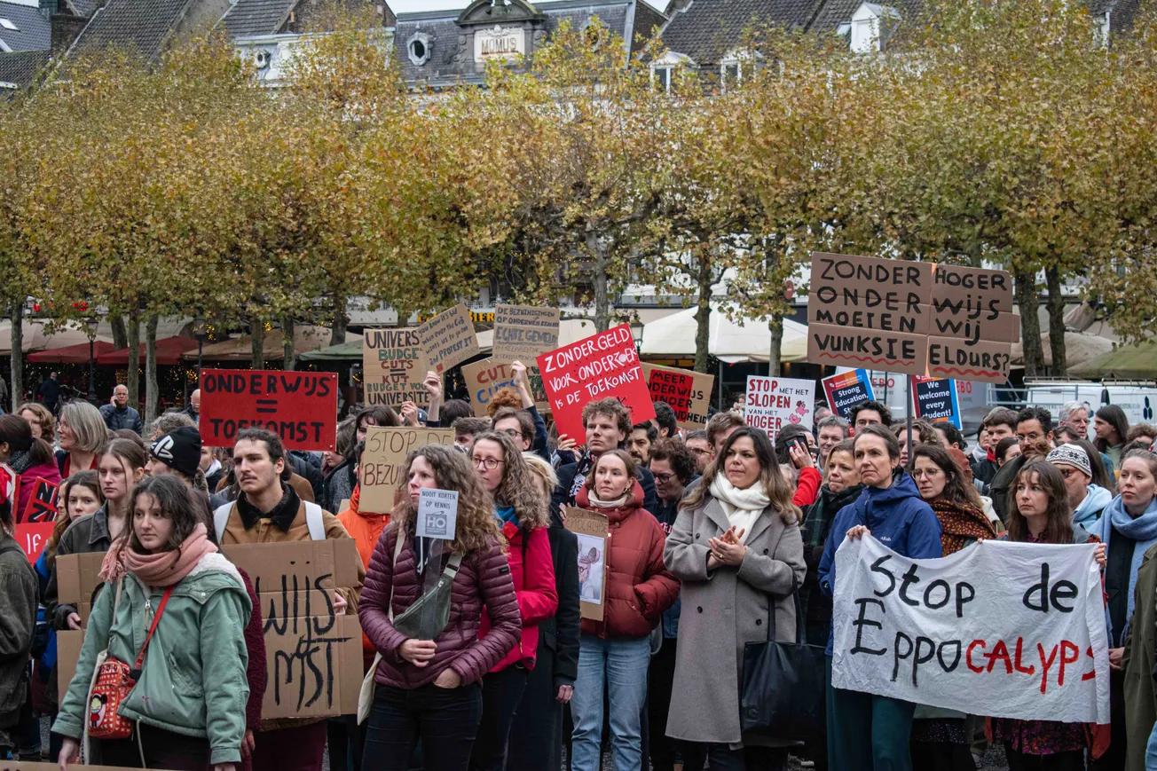 Studenten naar Vrijthof voor protest onderwijsbegroting