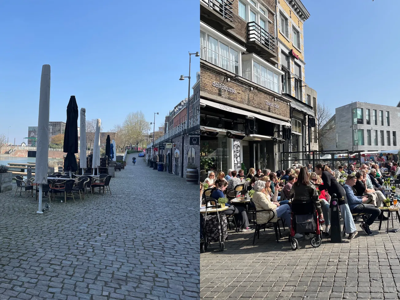 Het ene terras is het andere niet