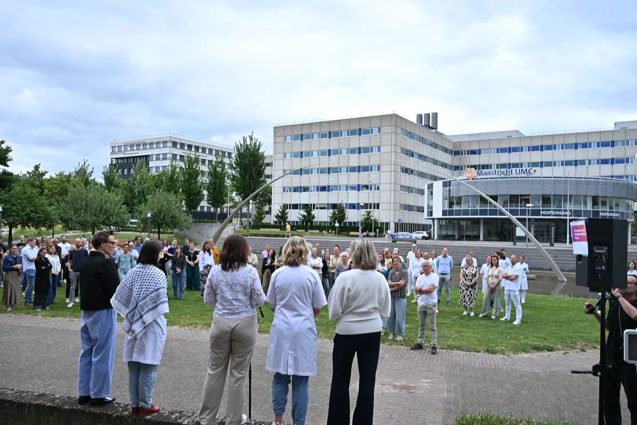 Twee minuten stilte voor collega's in Gaza