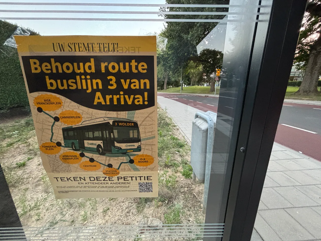Lijn 3 schoolvoorbeeld van politieke in-efficiëntie