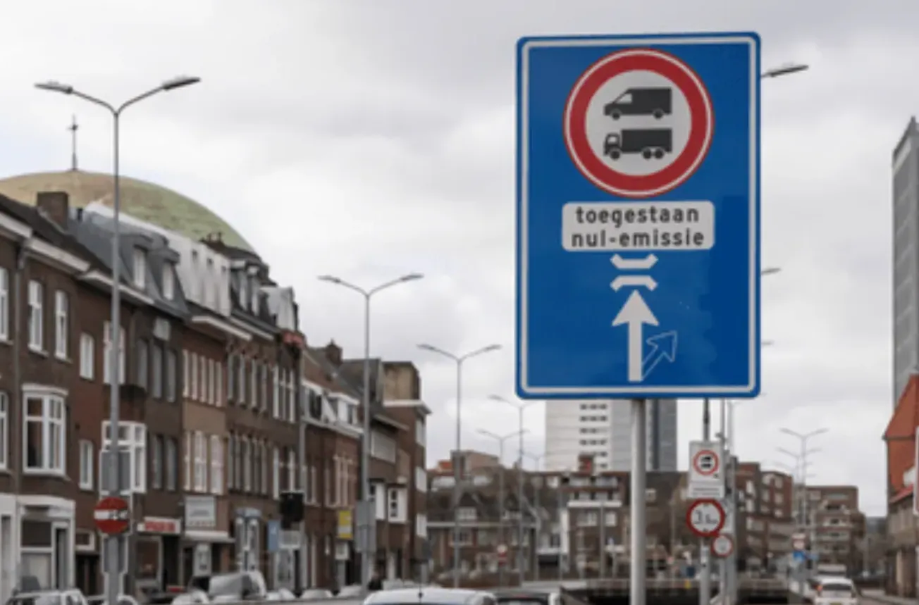 Bij netcongestie mogen dieseltrucks toch de stad in