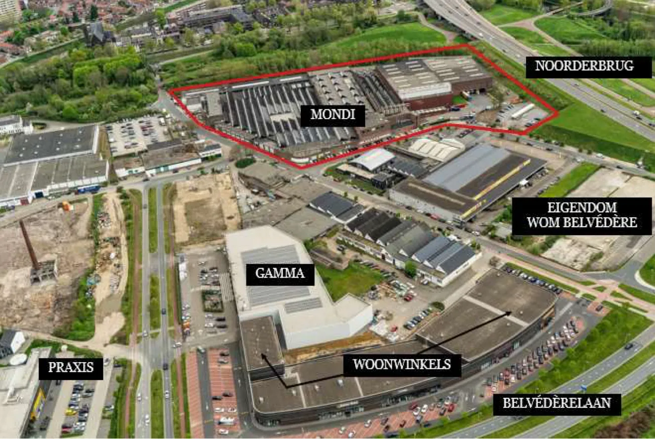 Mondi plat, uiteindelijk ook voor woningen aan 'park'