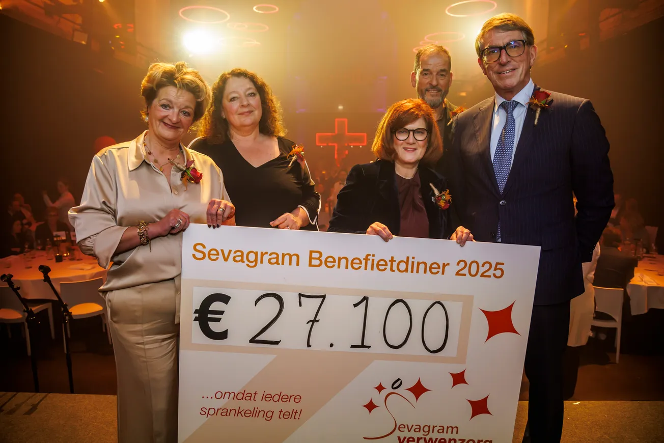 Sponsoren Sevagram halen 27.100 euro op voor ouderen