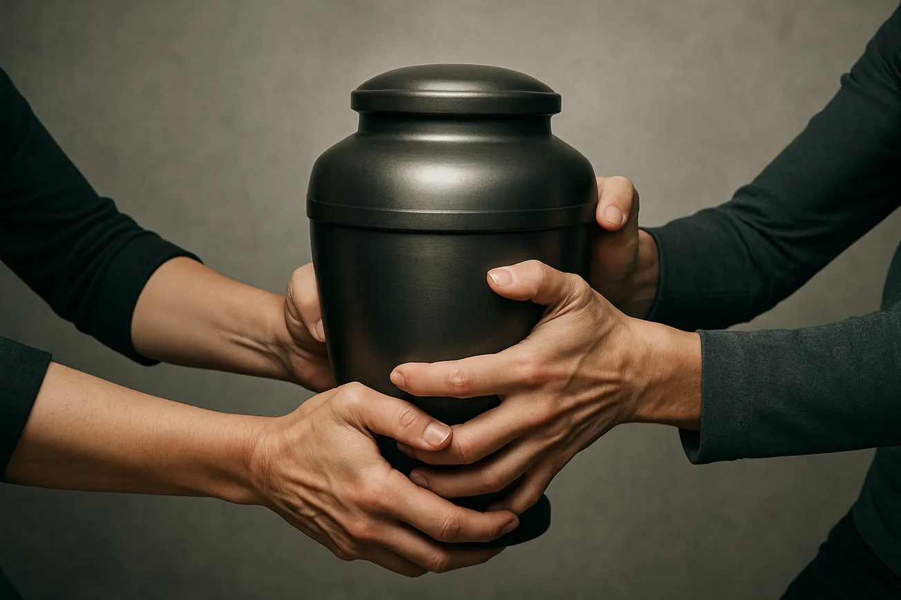 Urn na drie jaar strijd terug gegeven