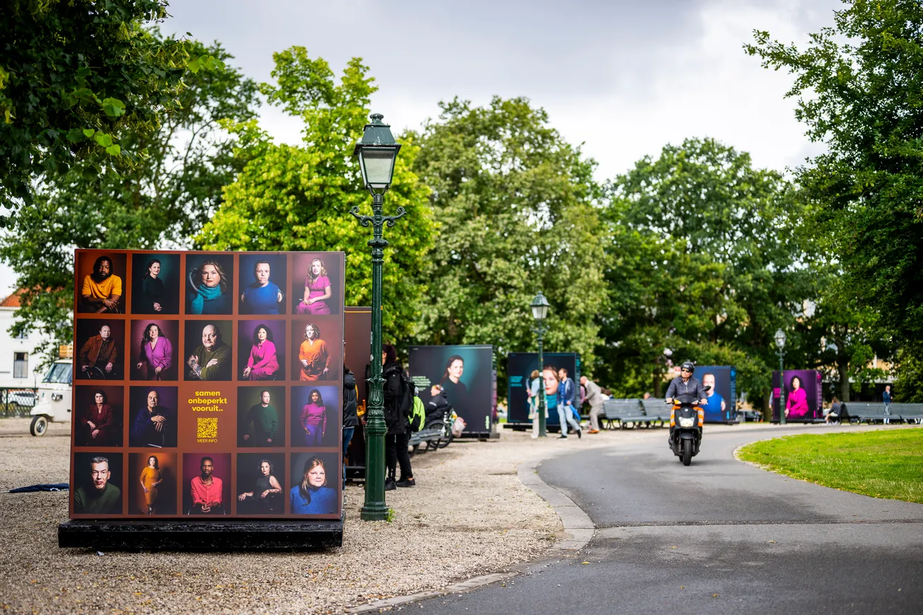 Foto tentoonstelling Zonnebloem Plein 1992