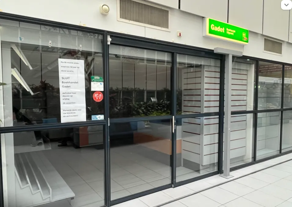 Boekhandel Gadet na 34 jaar dicht in MUMC+