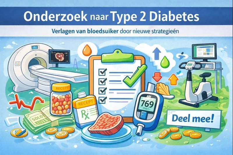 Doe mee aan onderzoek type 2 diabetes tegen vergoeding