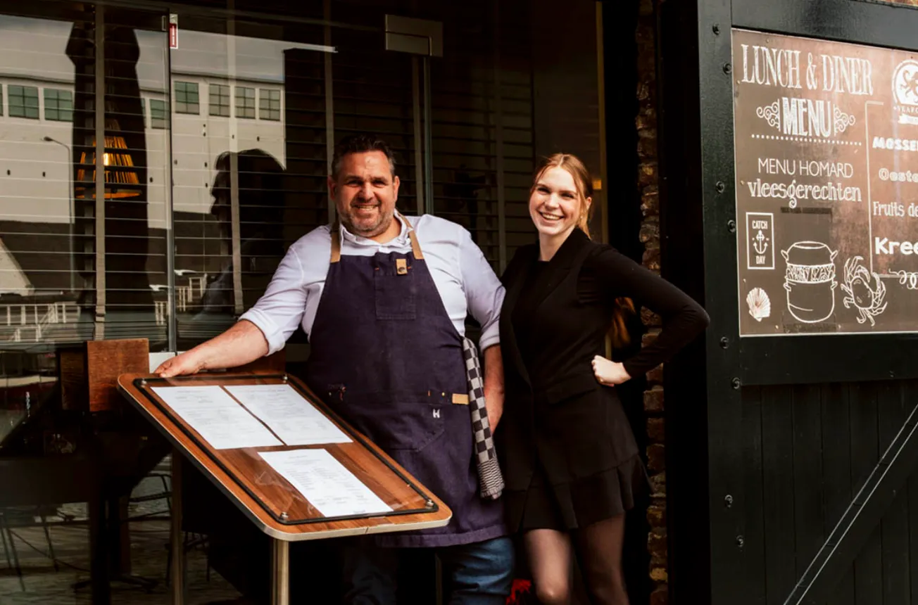 Visrestaurant weg uit Bassin