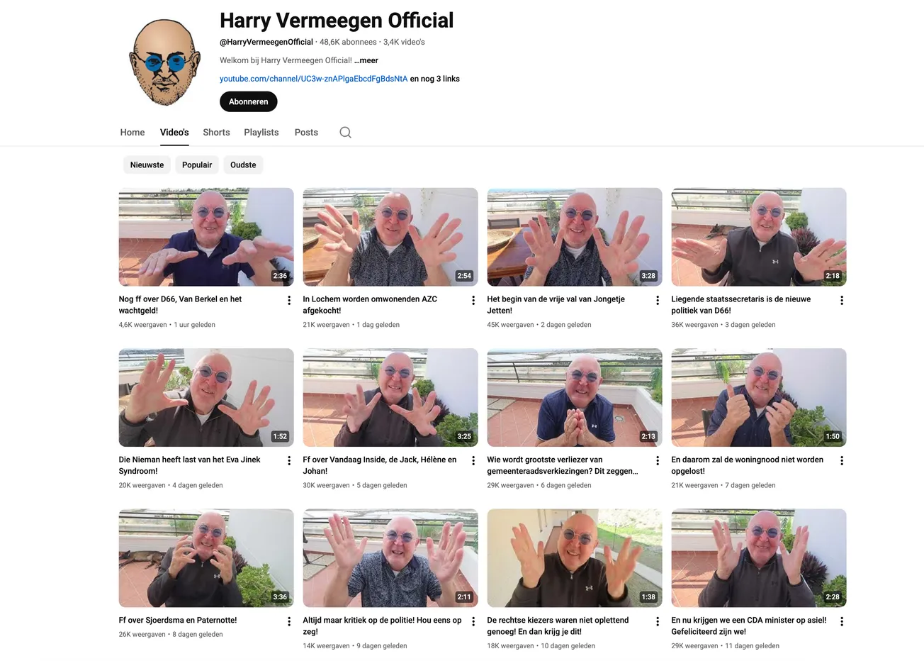 Harry Vermeegen bemoeit zich met de Maastrichtse politiek