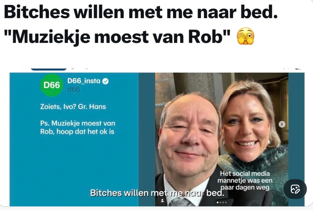 Vrouwen D66 Maastricht keuren 'Bitches'post D66-minister niet af